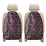Space Rockets Pattern Print Car Seat Organizers
