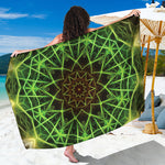 Sparkle Kaleidoscope Print Beach Sarong Wrap