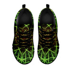 Sparkle Kaleidoscope Print Black Sneakers