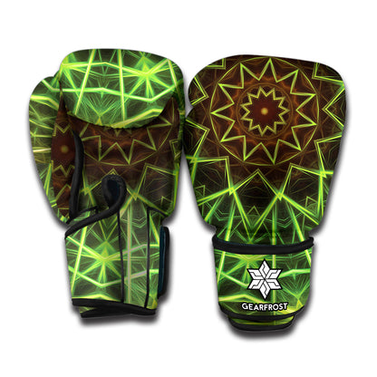 Sparkle Kaleidoscope Print Boxing Gloves