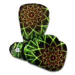 Sparkle Kaleidoscope Print Boxing Gloves