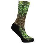 Sparkle Kaleidoscope Print Crew Socks