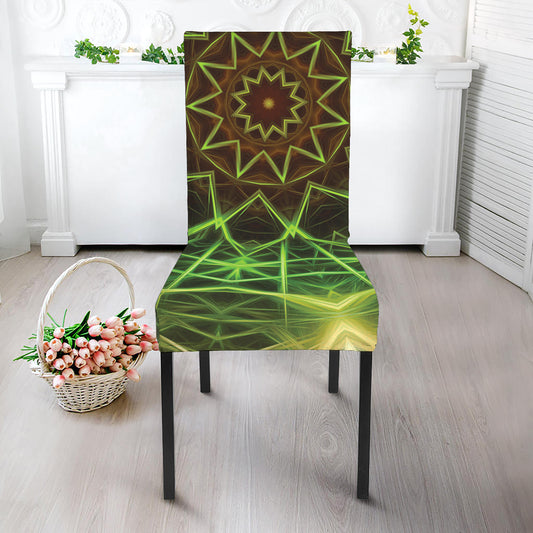 Sparkle Kaleidoscope Print Dining Chair Slipcover