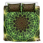 Sparkle Kaleidoscope Print Duvet Cover Bedding Set