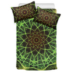 Sparkle Kaleidoscope Print Duvet Cover Bedding Set