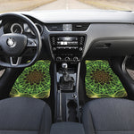 Sparkle Kaleidoscope Print Front and Back Car Floor Mats