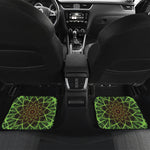 Sparkle Kaleidoscope Print Front and Back Car Floor Mats