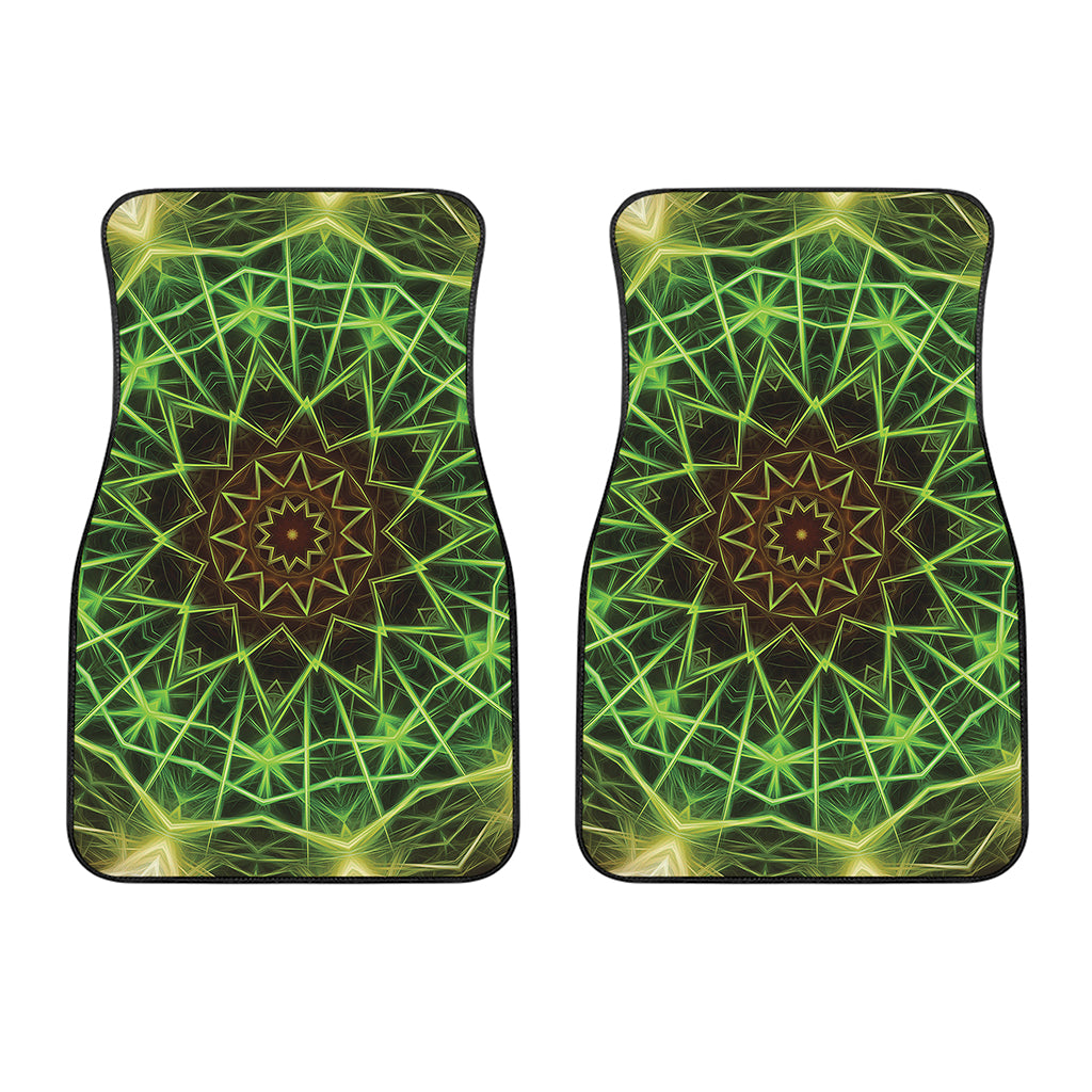 Sparkle Kaleidoscope Print Front Car Floor Mats