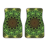 Sparkle Kaleidoscope Print Front Car Floor Mats