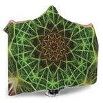 Sparkle Kaleidoscope Print Hooded Blanket