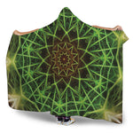 Sparkle Kaleidoscope Print Hooded Blanket
