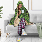 Sparkle Kaleidoscope Print Hooded Blanket