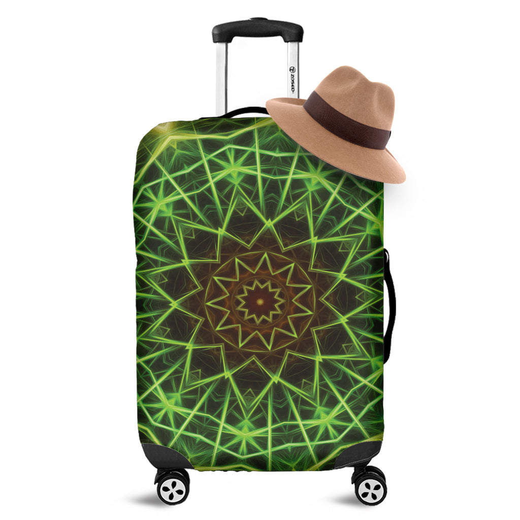 Sparkle Kaleidoscope Print Luggage Cover