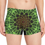 Sparkle Kaleidoscope Print Men's Boxer Briefs