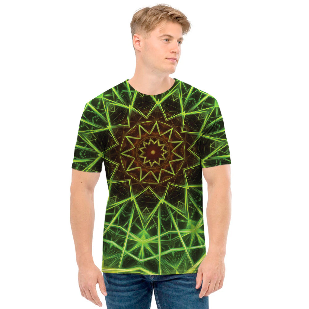 Sparkle Kaleidoscope Print Men's T-Shirt