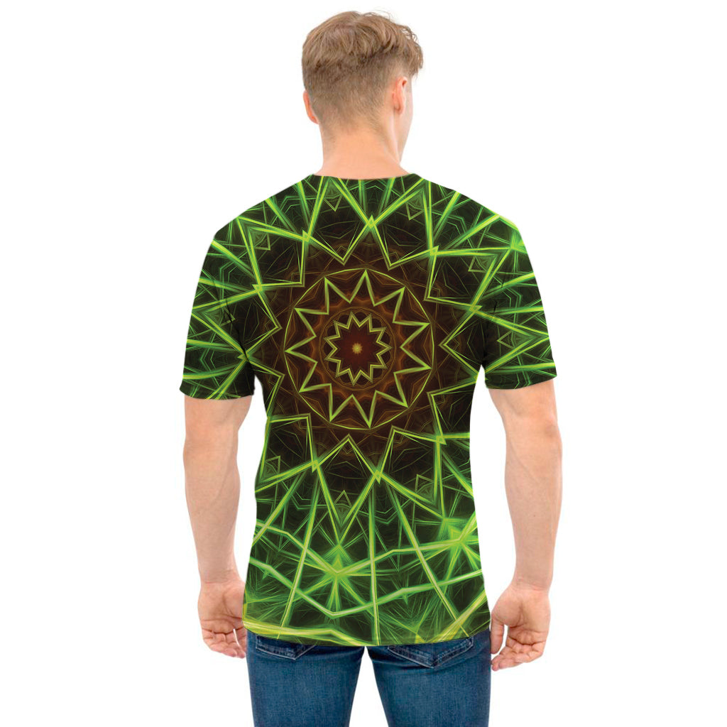 Sparkle Kaleidoscope Print Men's T-Shirt