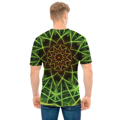 Sparkle Kaleidoscope Print Men's T-Shirt