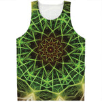 Sparkle Kaleidoscope Print Men's Tank Top