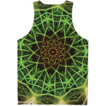 Sparkle Kaleidoscope Print Men's Tank Top