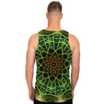 Sparkle Kaleidoscope Print Men's Tank Top