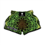Sparkle Kaleidoscope Print Muay Thai Boxing Shorts