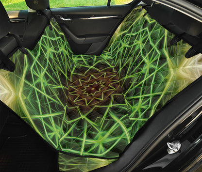 Sparkle Kaleidoscope Print Pet Car Back Seat Cover