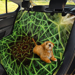 Sparkle Kaleidoscope Print Pet Car Back Seat Cover