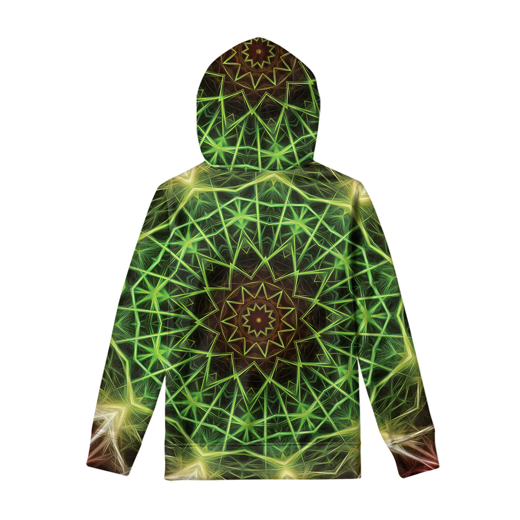 Sparkle Kaleidoscope Print Pullover Hoodie