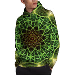 Sparkle Kaleidoscope Print Pullover Hoodie