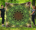Sparkle Kaleidoscope Print Quilt