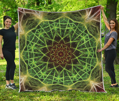 Sparkle Kaleidoscope Print Quilt