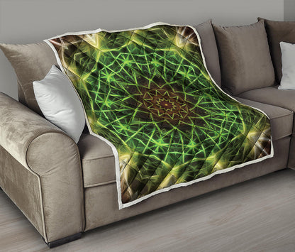 Sparkle Kaleidoscope Print Quilt