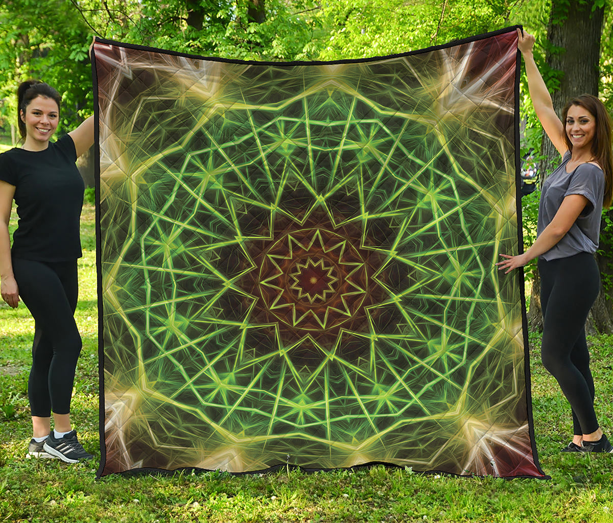 Sparkle Kaleidoscope Print Quilt