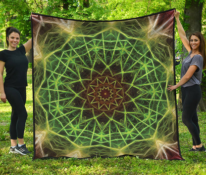 Sparkle Kaleidoscope Print Quilt