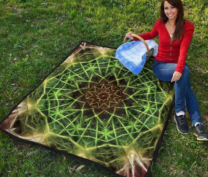 Sparkle Kaleidoscope Print Quilt