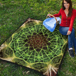 Sparkle Kaleidoscope Print Quilt