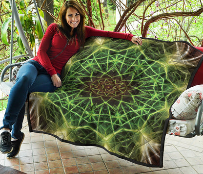 Sparkle Kaleidoscope Print Quilt