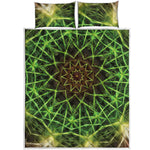 Sparkle Kaleidoscope Print Quilt Bed Set