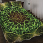 Sparkle Kaleidoscope Print Quilt Bed Set