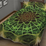 Sparkle Kaleidoscope Print Quilt Bed Set