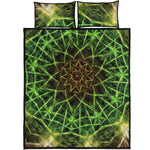 Sparkle Kaleidoscope Print Quilt Bed Set