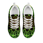 Sparkle Kaleidoscope Print White Sneakers