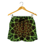 Sparkle Kaleidoscope Print Women's Shorts