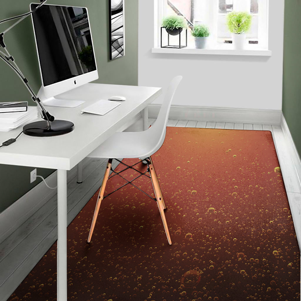 Sparkling Cola Print Area Rug