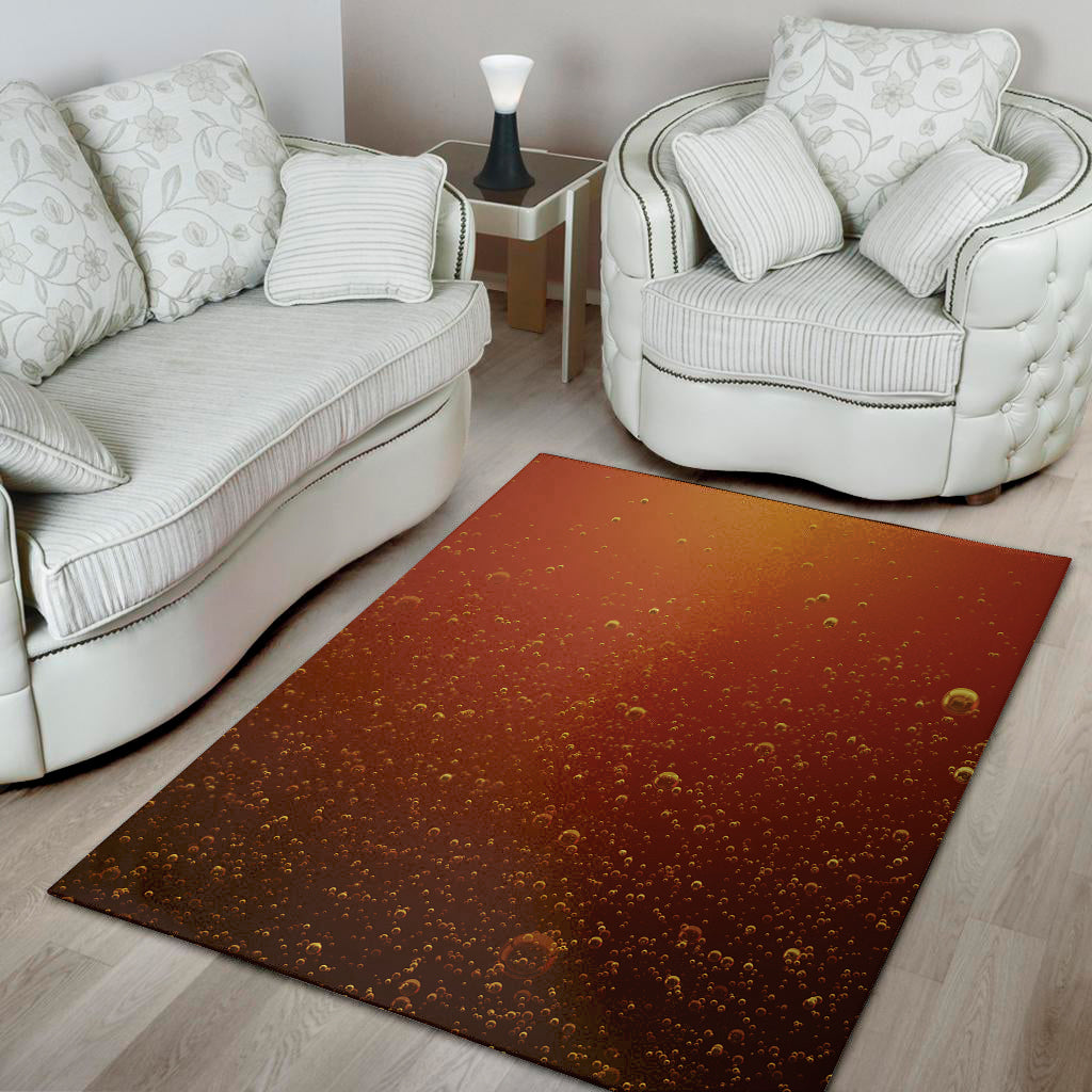 Sparkling Cola Print Area Rug