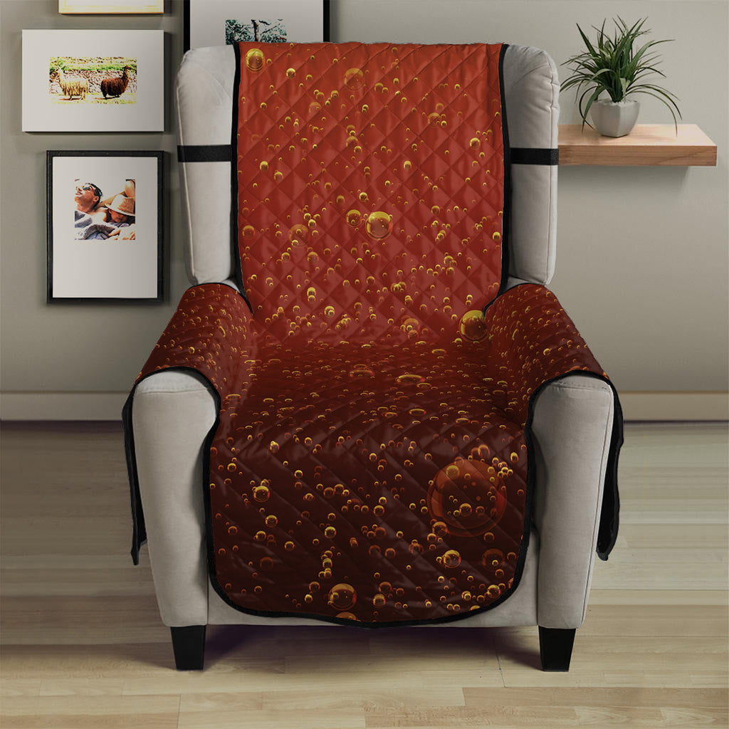 Sparkling Cola Print Armchair Protector