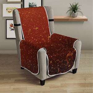 Sparkling Cola Print Armchair Protector