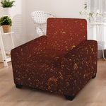 Sparkling Cola Print Armchair Slipcover