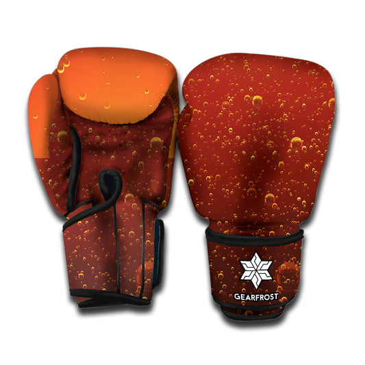 Sparkling Cola Print Boxing Gloves