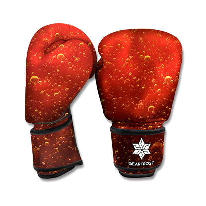 Sparkling Cola Print Boxing Gloves